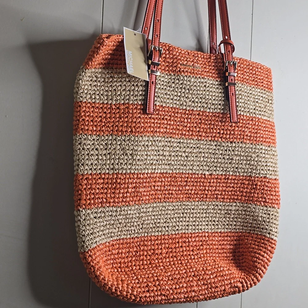 MICHEAL Micheal Kors Quinn Large North South Tote Bag Nwt - Picture 6 of 16